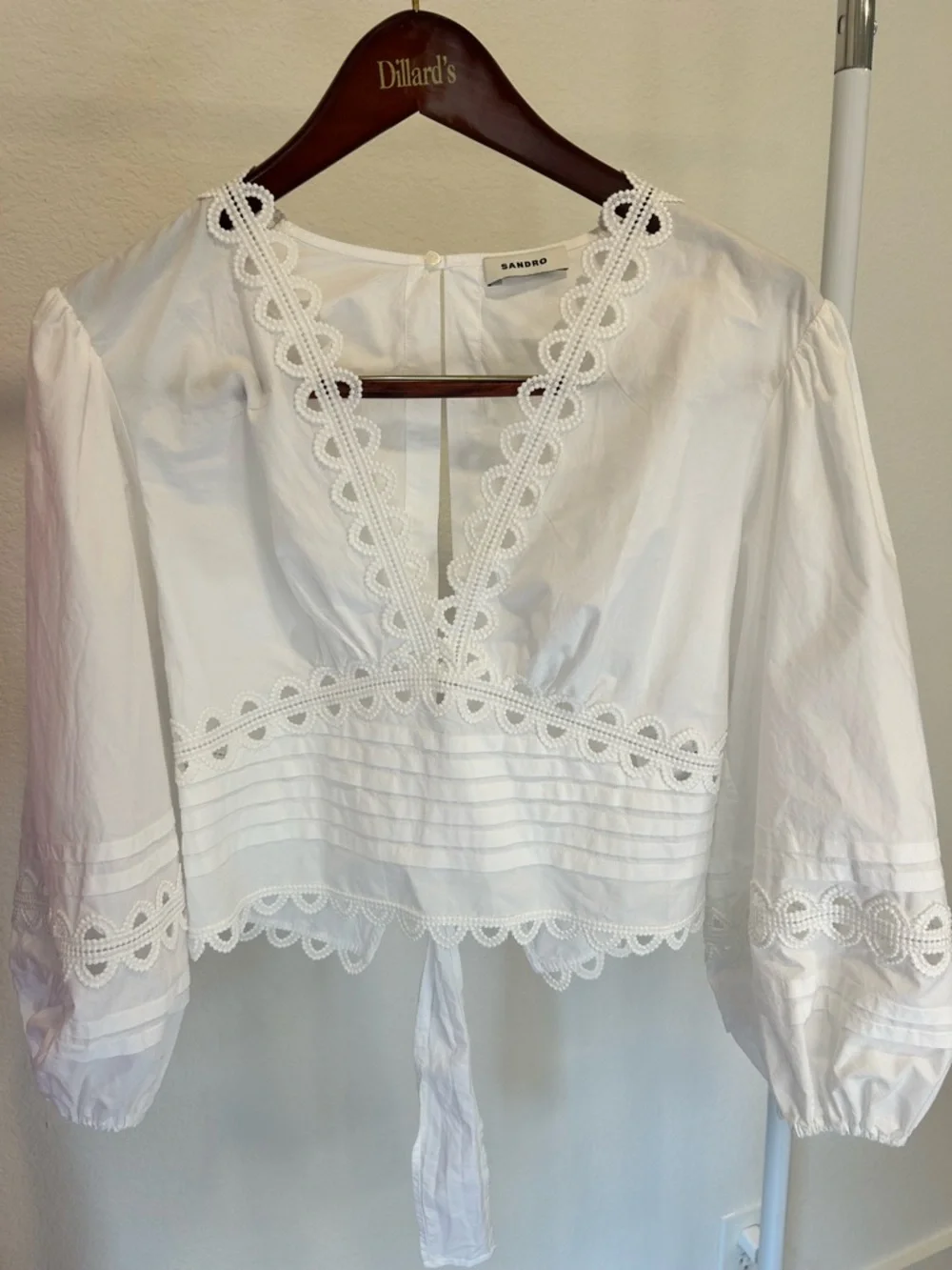 Sandro Lace Chichi Blouse - Picture 5 of 10